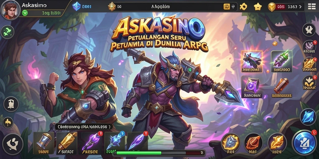 Gameplay seru ASKASINO dengan aksi ARPG yang mendebarkan.
