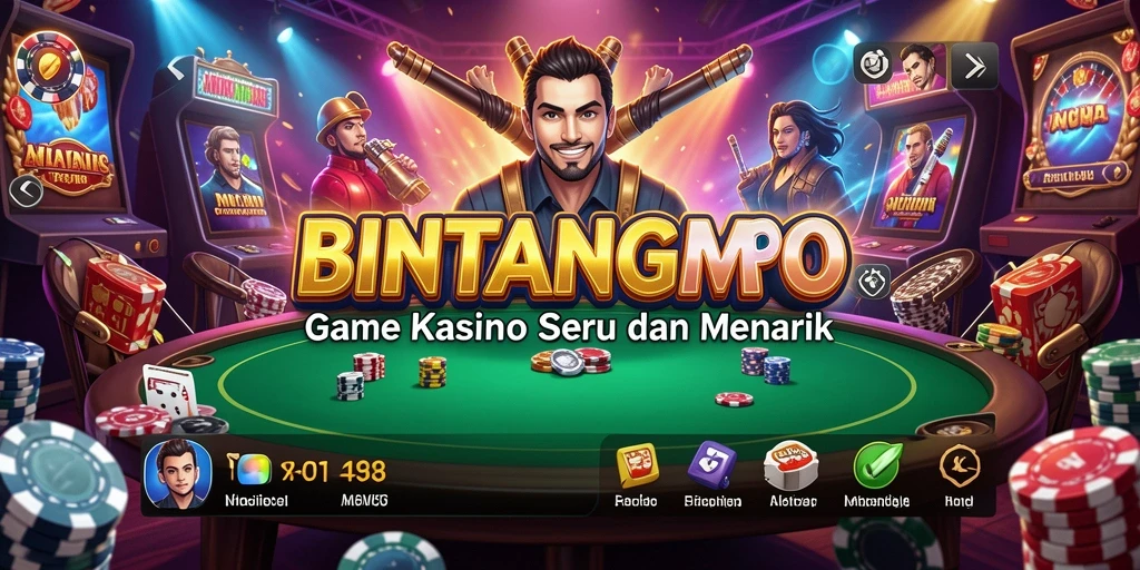 Gambaran gameplay menarik dari aplikasi Kasino BINTANGMPO.