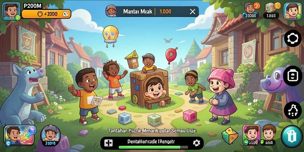 Tampilan gameplay P200M yang menarik dan penuh tantangan.